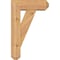 Ekena Millwork Traditional Craftsman Smooth Bracket w/ Offset Brace, Western Red Cedar, 5 1/2"W x 14"D x 22"H BKT0604X14X22TRA04SWR - alternate 3